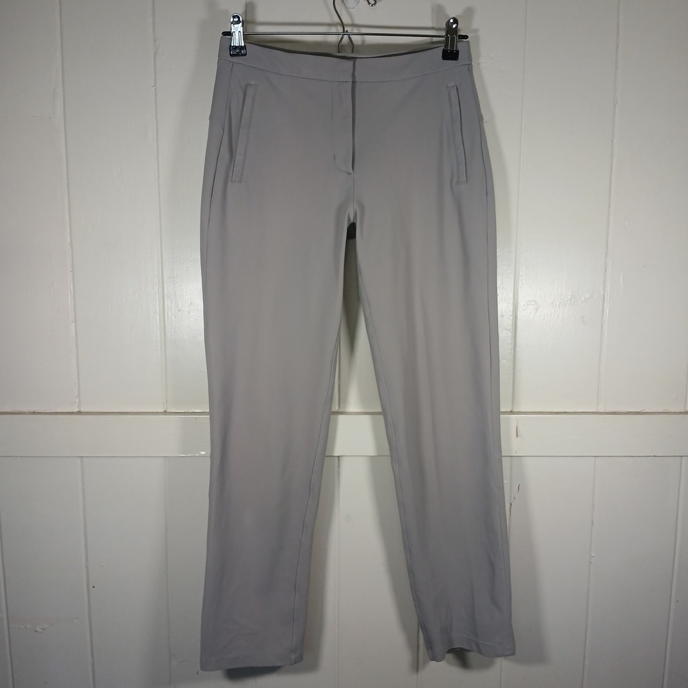 Lululemon City Sleek 5 Pocket Pant Women 6 / 28 Grey Warpstreme Slim High Rise